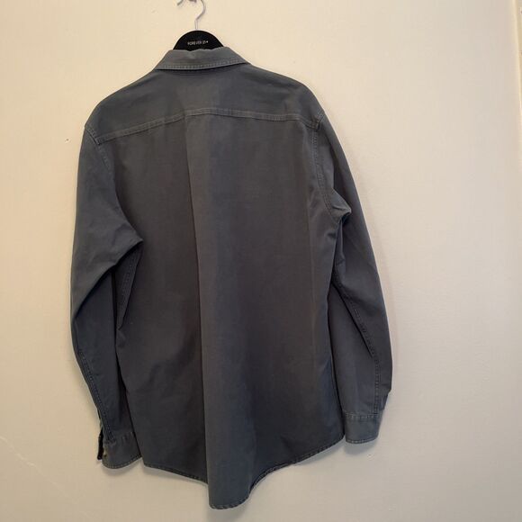 CABELAS Vintage 90s Gorpcore Cotton Canvas Embroidered Pheasant Long Sleeve- L - Picture 9 of 10